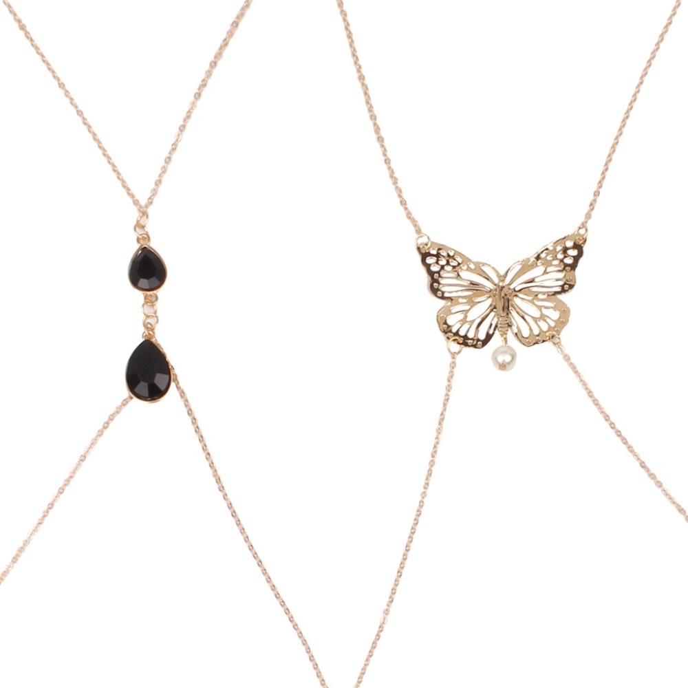 BC1 | Body Chain Jewelry Beach Butterfly Resin - Picture 2 of 4